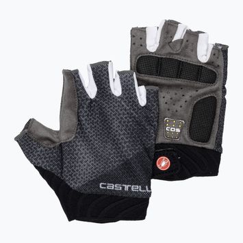 Guanti da ciclismo da donna Castelli Roubaix Gel 2 light nero