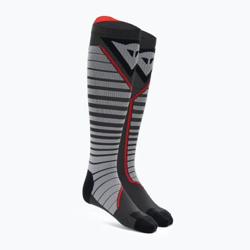 Calze da sci Dainese Thermo Long nero/rosso