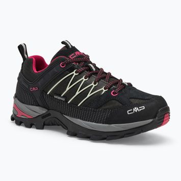 Stivali da trekking da donna CMP Rigel Low Wp nero/glacier