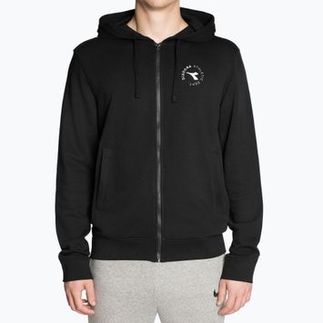 Felpa Diadora Uomo con cappuccio FZ Essential Sport nero