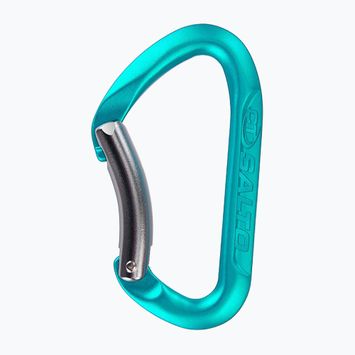 Moschettone Climbing Technology Salto B blu elettrico/titanio