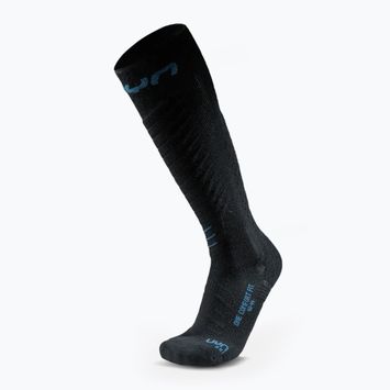 Calze UYN Ski One Comfort Fit da uomo nero/blu poseidon