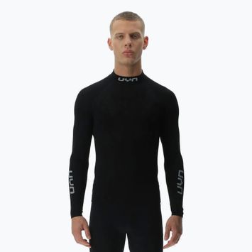 UYN Elevatyon Biomorph LS Turtle Neck manica lunga termica da uomo nero