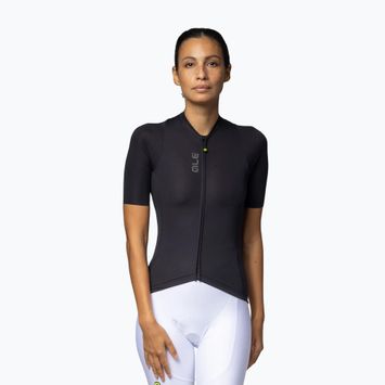 Maglia ciclismo donna Alé Color Block nero