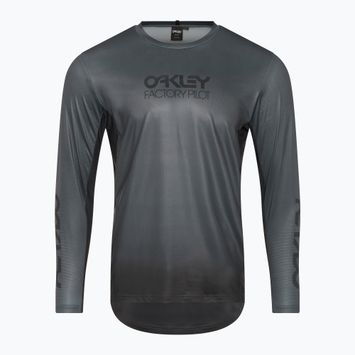 Uomo Oakley Maven Coast 2.0 LS gradiente nero grigio ciclismo manica lunga