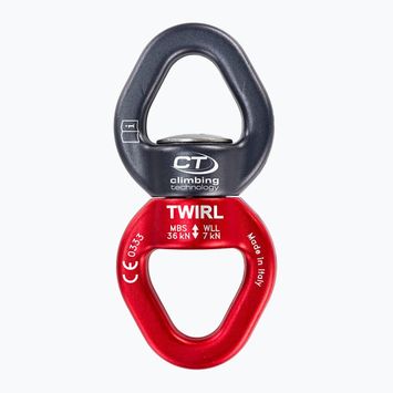 Tornello Climbing Technology Twirl grigio/rosso