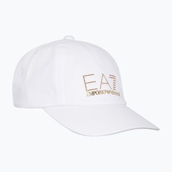 Cappello da baseball donna EA7 Emporio Armani Train Evolution bianco