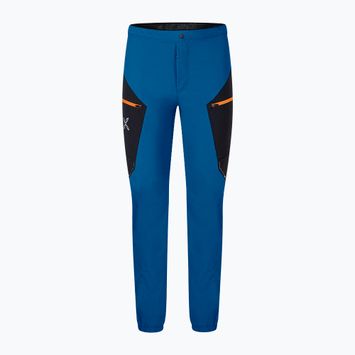 Pantaloni Montura Speed Style da uomo blu profondo/mandarino