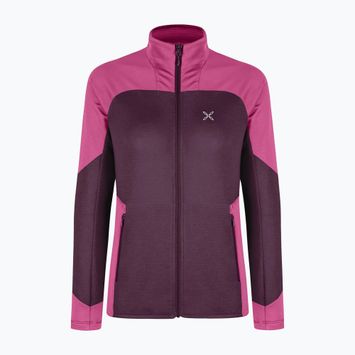 Felpa Montura Rise Maglia donna vinaccia/baton rouge