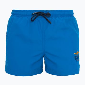 Pantaloncini da bagno da uomo Aeronautica Militare 251BW223CT2967 blu medio