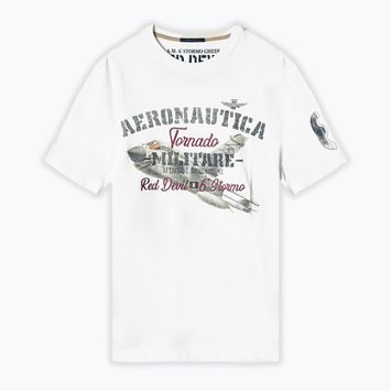 T-shirt Aeronautica Militare Uomo Tornado bianco latte