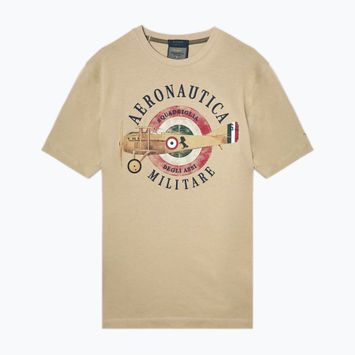 T-shirt uomo Aeronautica Militare Squadriglia degli Assi antilope beige