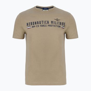 T-shirt Aeronautica Militare Heritage dune beige da uomo