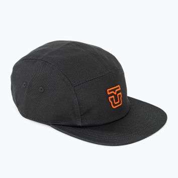 Cappello da baseball Union 5 Panel nero/arancio