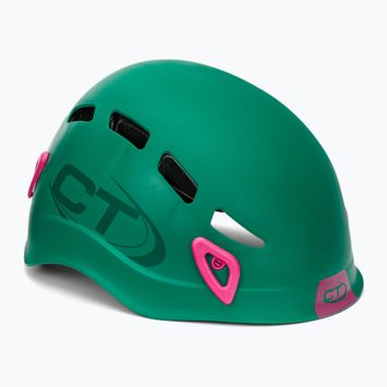 Casco da arrampicata per bambini Climbing Technology Eclipse verde/rosa