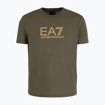 Uomo EA7 Emporio Armani Train Gold Label Tee Pima Big Logo beetle T-shirt