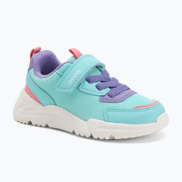 Scarpe Geox Loftus verde mare/lilla per bambini