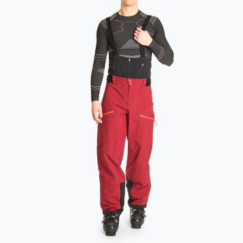 Pantaloni da sci La Sportiva Chaser Evo Shell Bib sangria da uomo