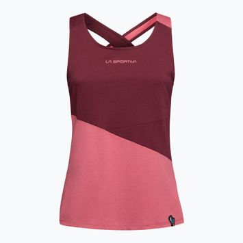 Maglietta La Sportiva Twist Tank donna rosebay / rosewood