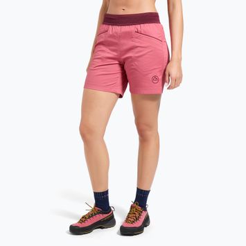 Pantaloncini da trekking da donna La Sportiva Roots rosebay/redwood