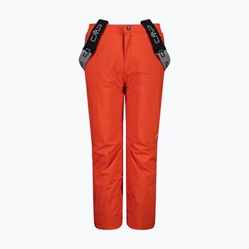 Pantaloni da sci CMP bambino rosso 3W15994/C589