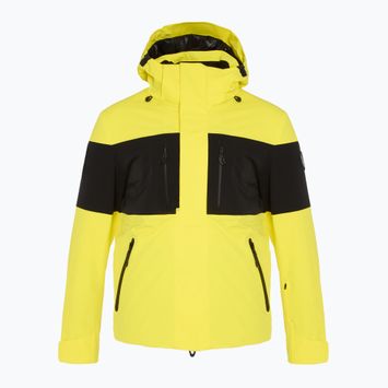 EA7 Emporio Armani giacca da sci da uomo Ski Kitzbuhel Colorblock Protectum giallo acceso