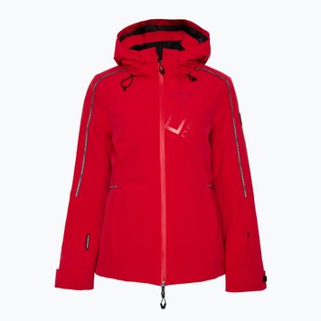 Giacca da donna EA7 Emporio Armani Ski Cortina Logo Toray salsa