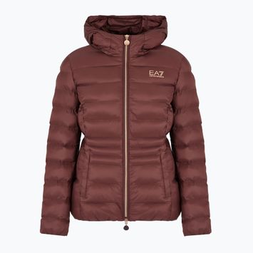 Giacca donna EA7 Emporio Armani Train Core Plus Eco Down Medium imbottita color porpora