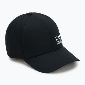 EA7 Emporio Armani TrainCore IdentityLogo cappellino da baseball bianco/nero