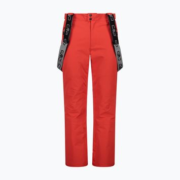 Pantaloni da sci CMP uomo rosso 3W04467/C589