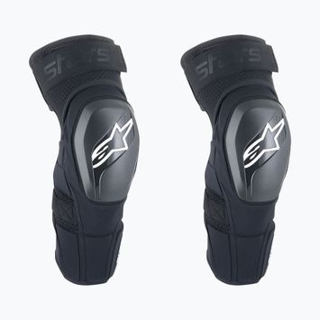 Alpinestars A-Impact Plasma Elite Shield Ginocchiere nero/bianco