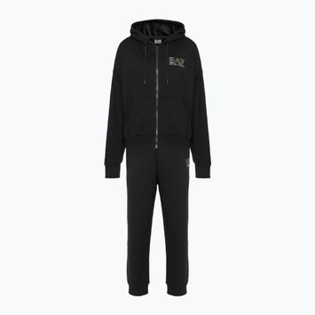 Tuta donna EA7 Emporio Armani Train Visibility HO CH FZ nero/oro
