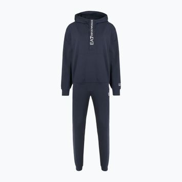 Tuta donna EA7 Emporio Armani Train HO 1/4 Zip armani blu