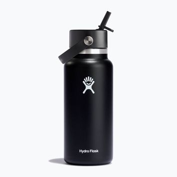 Bottiglia termica Hydro Flask Wide Flex Straw 945 ml nero