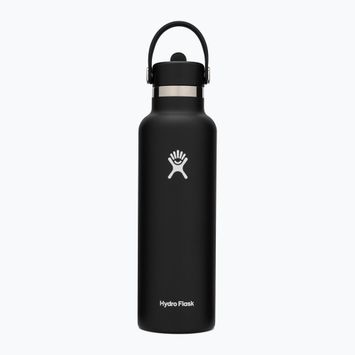 Bottiglia termica Hydro Flask Standard Flex Straw 620 ml nero