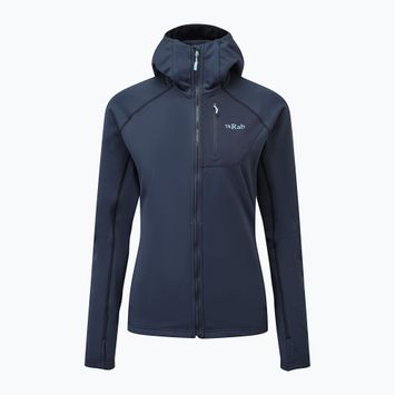 Giacca da trekking donna Rab Superflux Hoody deep ink