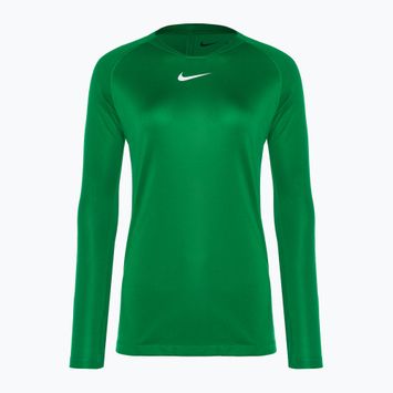 Maglia termica a maniche lunghe Nike Dri-FIT Park First Layer LS verde pino/bianco da donna