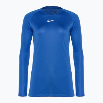 Donna Nike Dri-FIT Park First Layer LS manica lunga termica blu reale/bianco