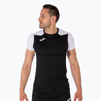 Maglia da corsa Joma Record II da uomo, nero/bianco