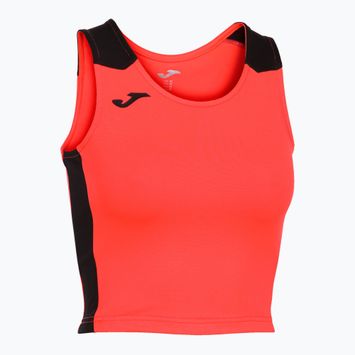 Maglia da corsa Joma Record II Donna Top fluor coral/nero