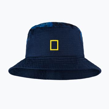 BUFF Cappello da trekking a secchiello per il sole Unrel blu