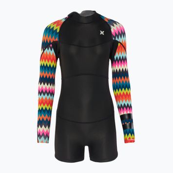 Hurley Advant donna 2mm Shorty Springsuit galleggiante da bagno chevron