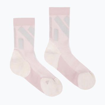 NNormal Race Low Cut calze da corsa a compressione rosa