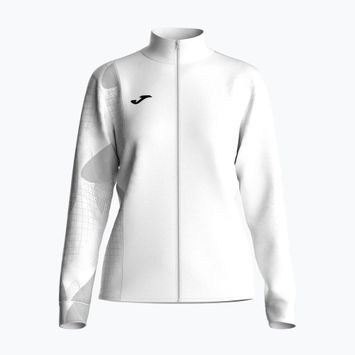 Felpa da tennis da donna Joma Challenge Full Zip bianco