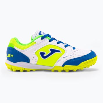 Scarpe da calcio per bambini Joma Top Flex TF bianco/blu reale