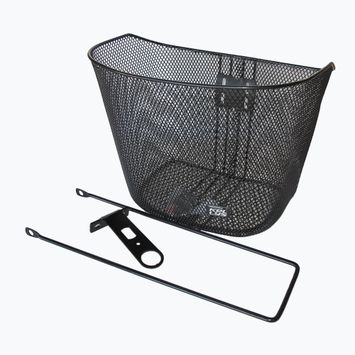 Cestino anteriore per bicicletta Kellys City nero