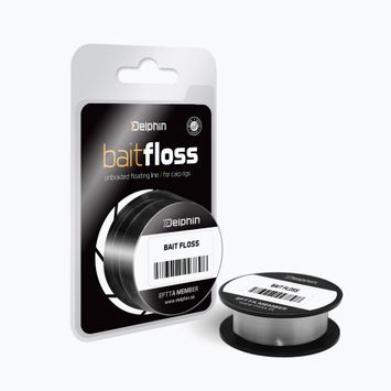 Filo intrecciato Delphin Hook Line Bait Floss bianco 500707001