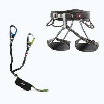 Imbracatura Ocun Via Ferrata Twist + set di affondi + Captur grigio