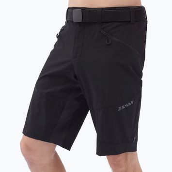 Pantaloncini da ciclismo SILVINI Rango Pro da uomo, nero 3123-MP2225/8082