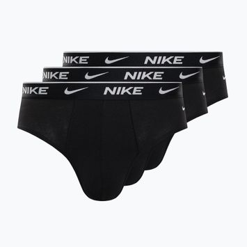 Uomo Nike Everyday Cotton Stretch Brief 3 paia nero